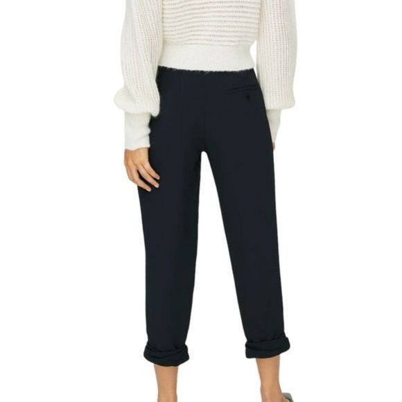 Aritzia Wilfred Black Allant Pant Size 0 - Picture 8 of 16